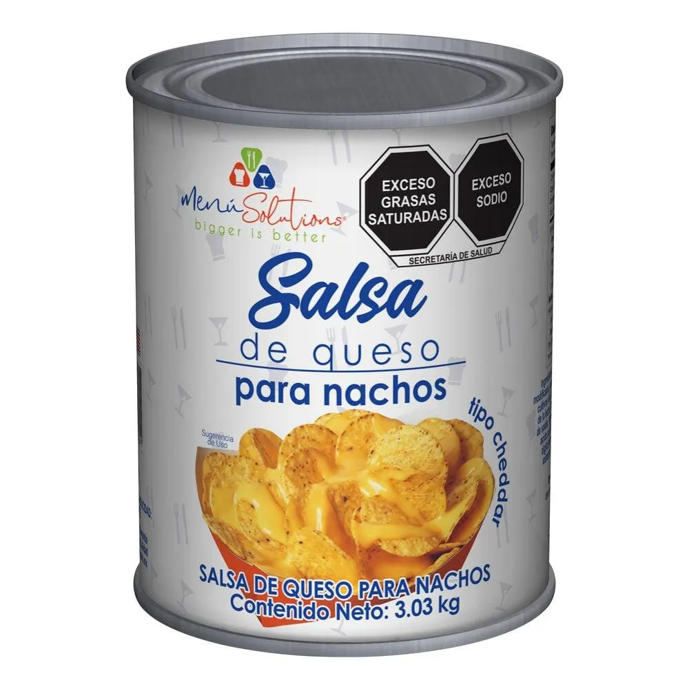 Salsa de Queso para Nachos Menú Solutions 3 Kg
