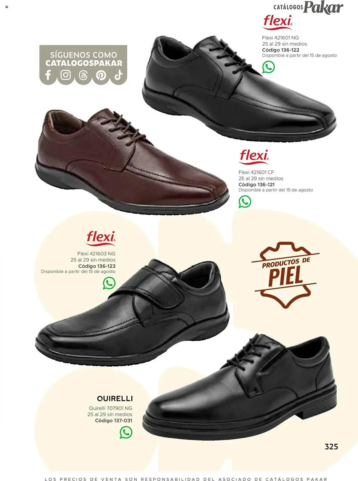 Catálogo de Catálogo SC Pakar 24 de julio al 1 de enero 2026 - Pagina 325