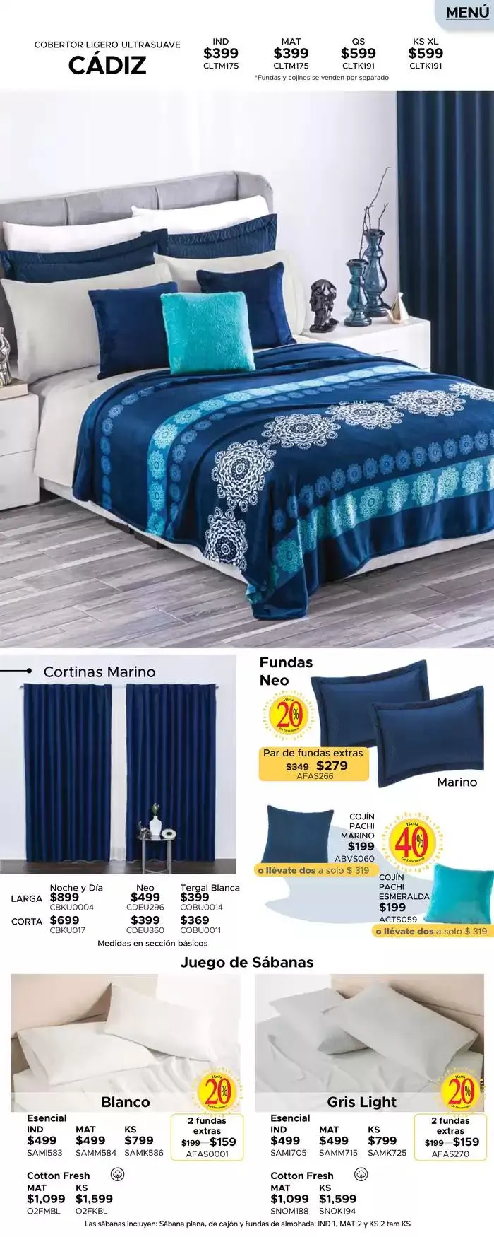 Catálogo de Ofertas Colchas Concord 4 de marzo al 31 de marzo 2025 - Pagina 418