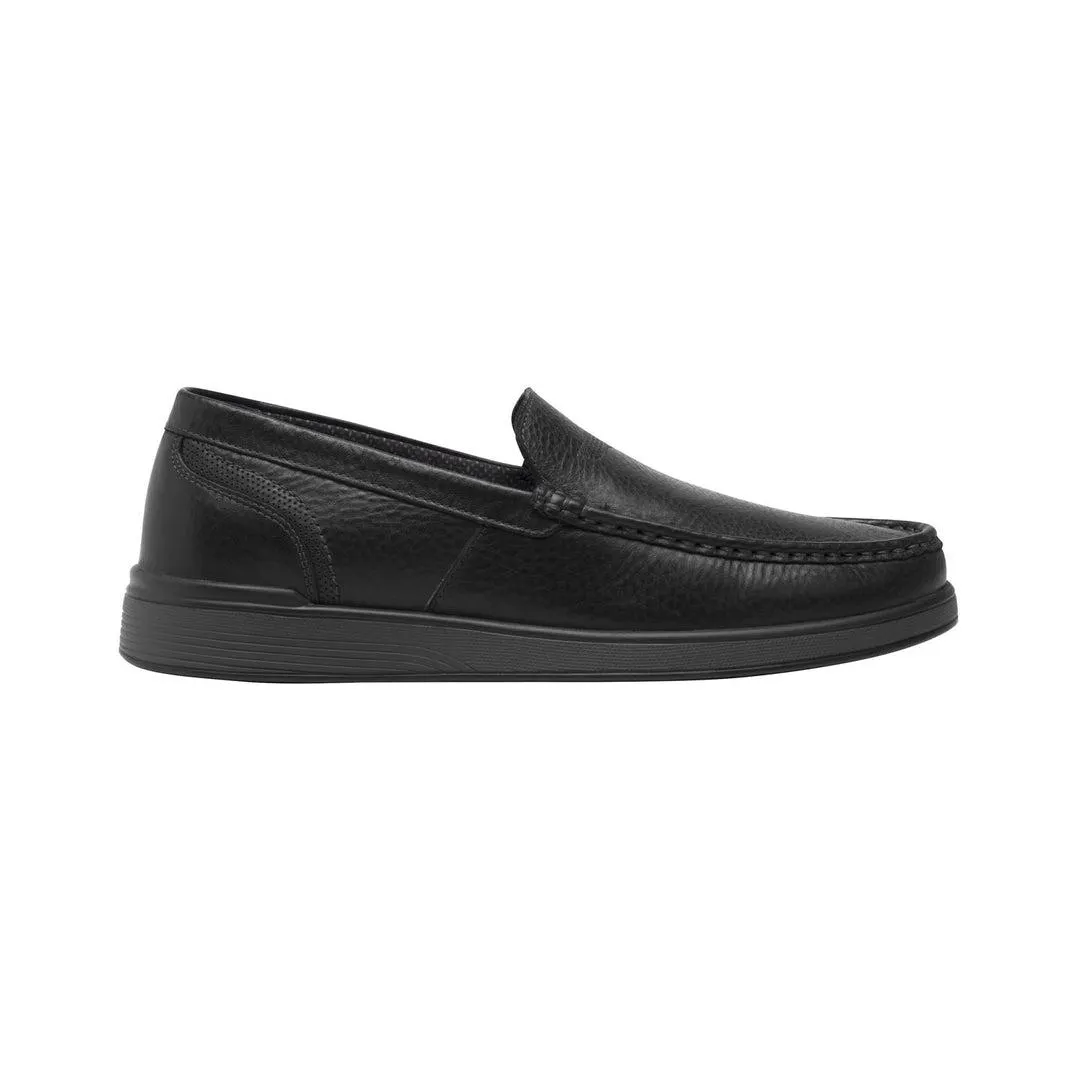 Mocasines Para Hombre Flexi Estilo 413201 Negro Piel