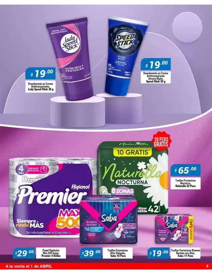 Catálogo de Volante Temporal Marzo 1 de abril al 30 de abril 2025 - Pagina 1