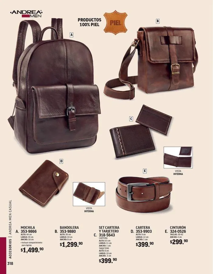 Catálogo de ANDREA - ACCESORIOS CABALLERO 26 de agosto al 25 de enero 2025 - Pagina 23
