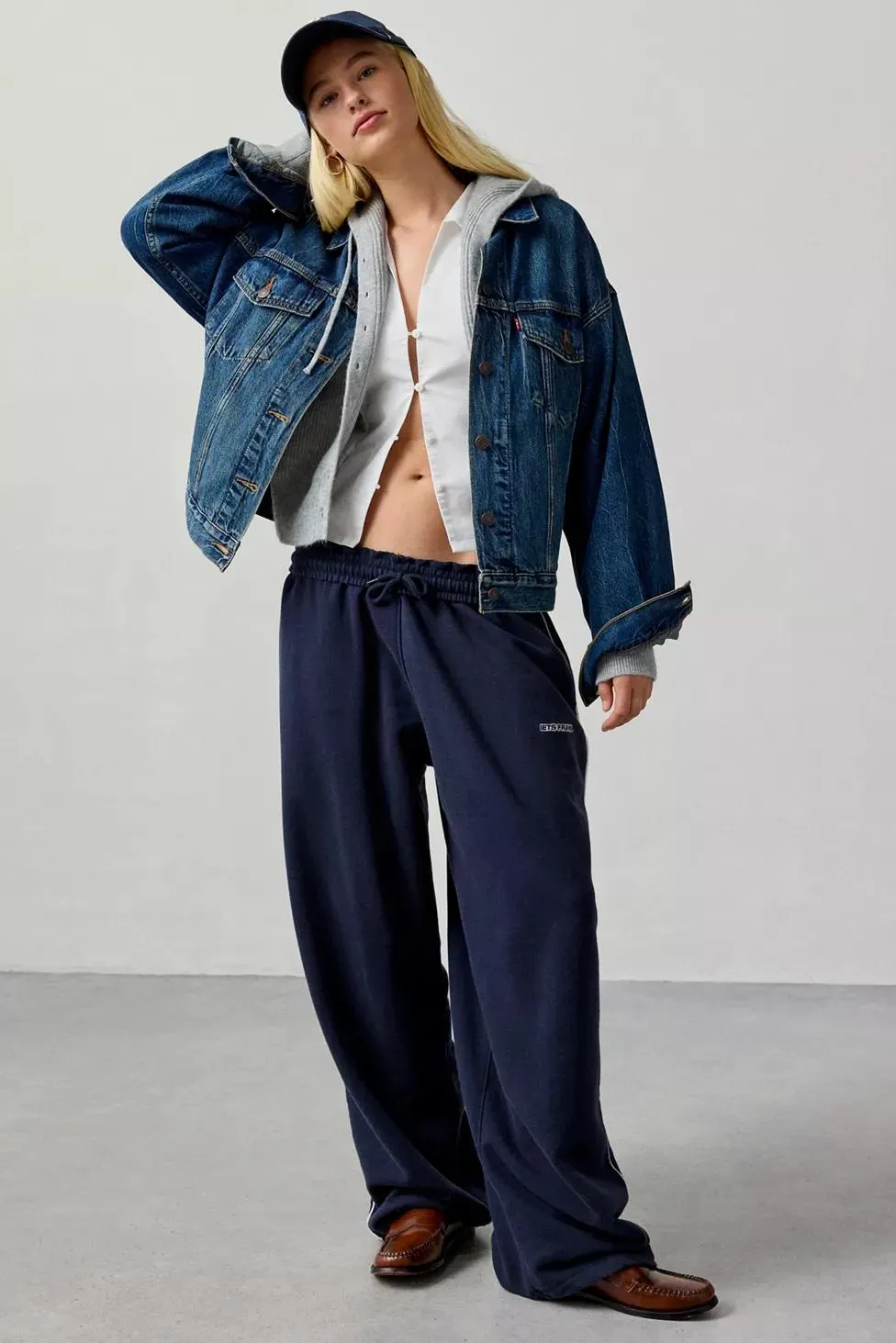 iets frans… Harri Wide Leg Jogger Pant