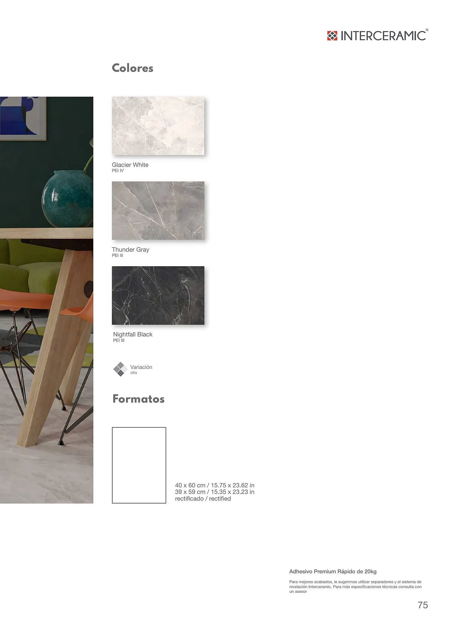 Catálogo de Catálogo Interceramic 12 de marzo al 31 de diciembre 2024 - Pagina 75