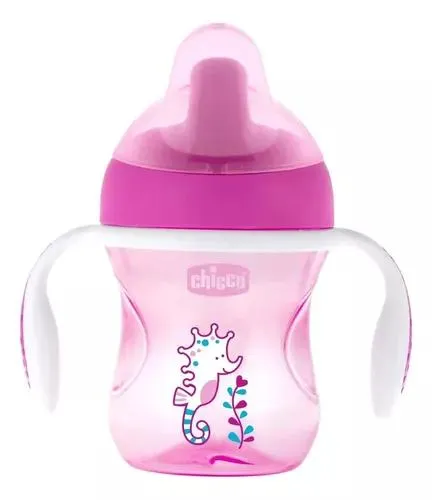 Chicco Vaso Entrenador 6m+, Color Rosa Color Morado Cups