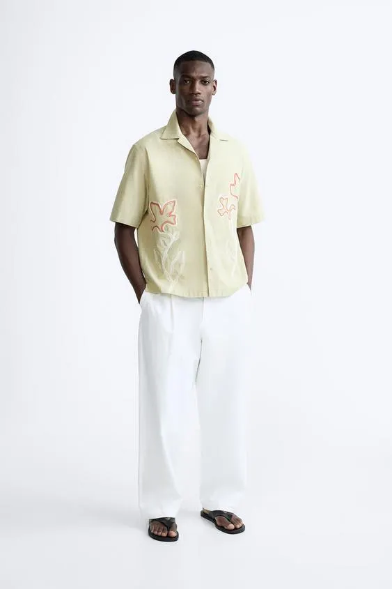 CAMISA BORDADO FLORAL