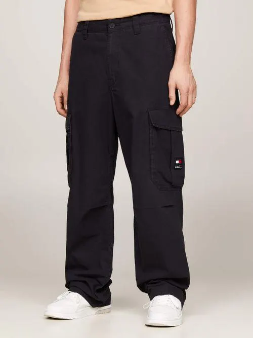 Pantalón cargo de corte holgado con bolsillos laterales de hombre Tommy Jeans