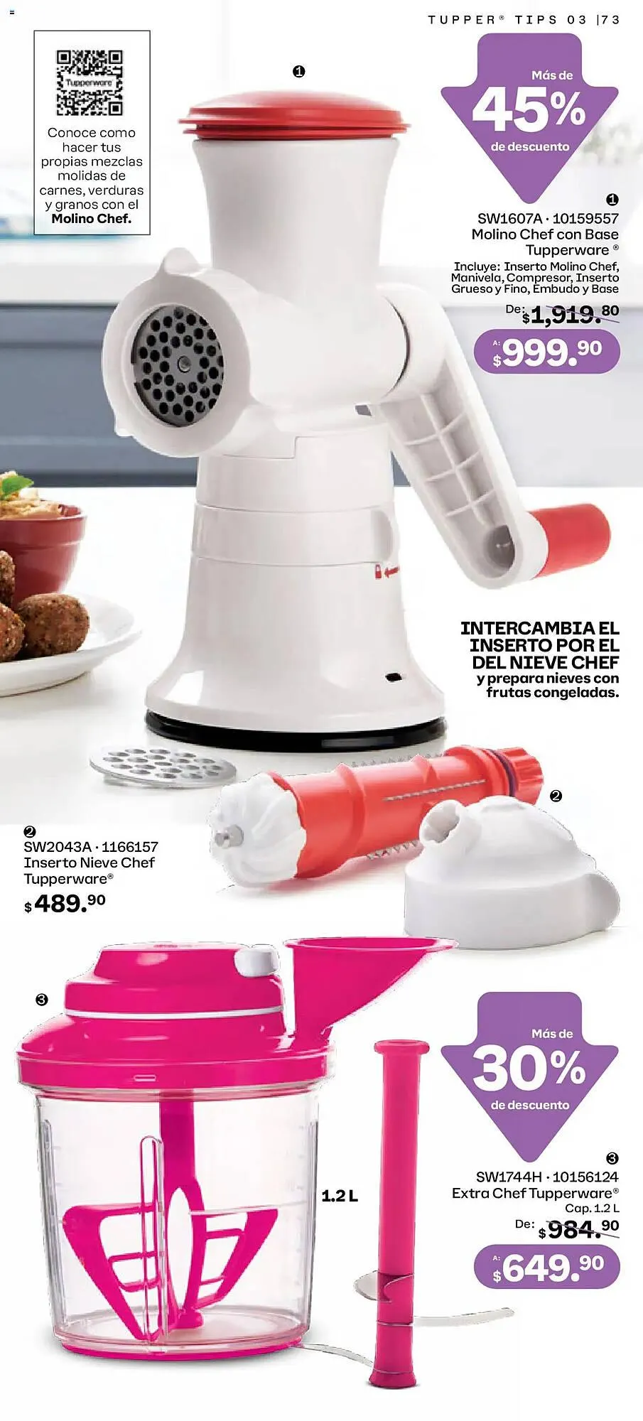 Catálogo de Catálogo Tupperware 24 de febrero al 23 de marzo 2025 - Pagina 73