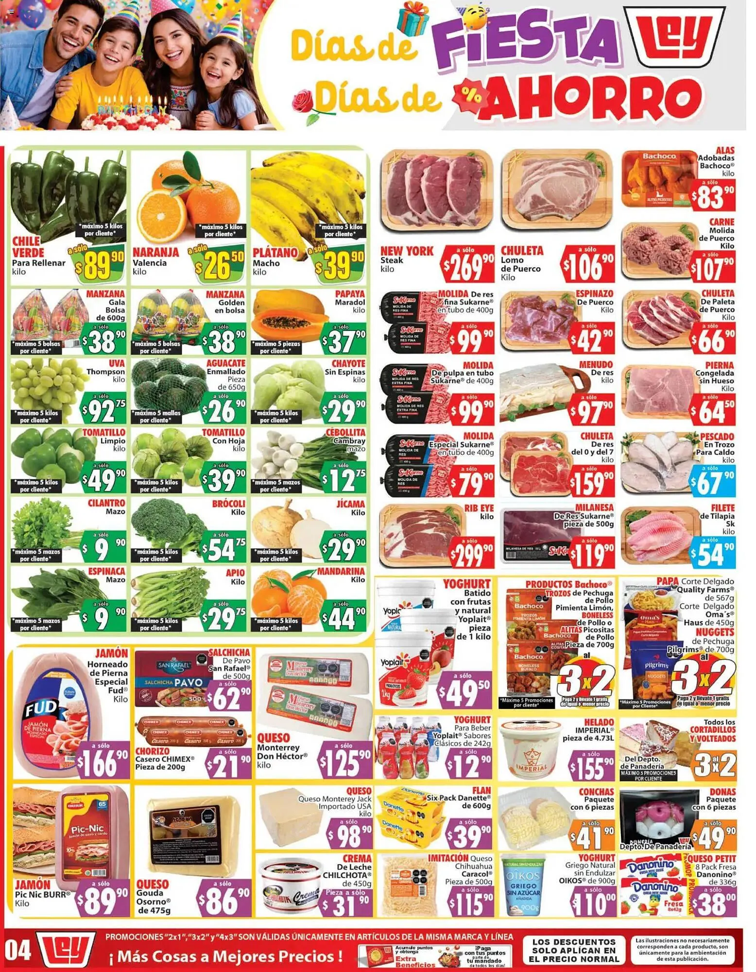 Catálogo de Folleto Casa Ley 25 de abril al 27 de abril 2026 - Pagina 1