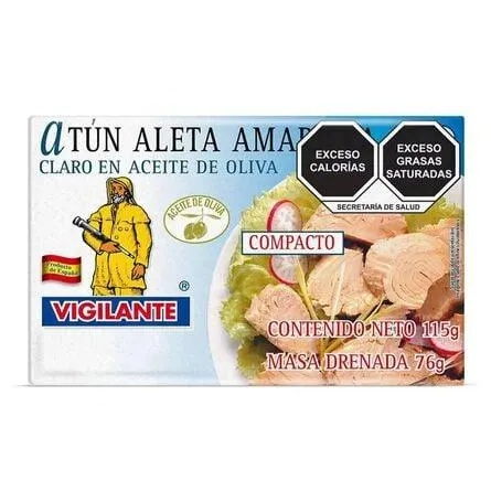 Atún Vigilante Aleta Amarilla En Aceite De Oliva 115 g