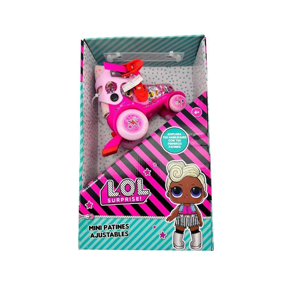 Mini Patines Ajustables para Niños con 4 Ruedas LOL Surprise 651551018138