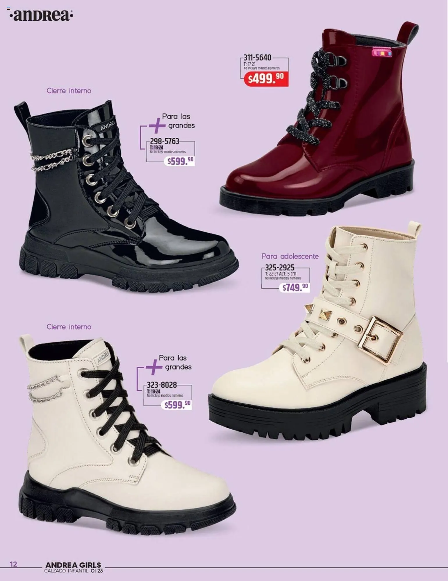Catálogo de Catálogo Andrea 27 de agosto al 27 de enero 2024 - Pagina 12