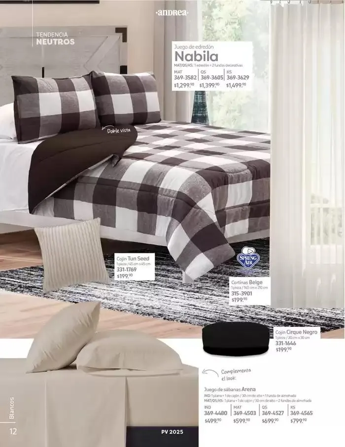 Catálogo de ANDREA | ANDREA HOME 26 de enero al 24 de mayo 2025 - Pagina 12