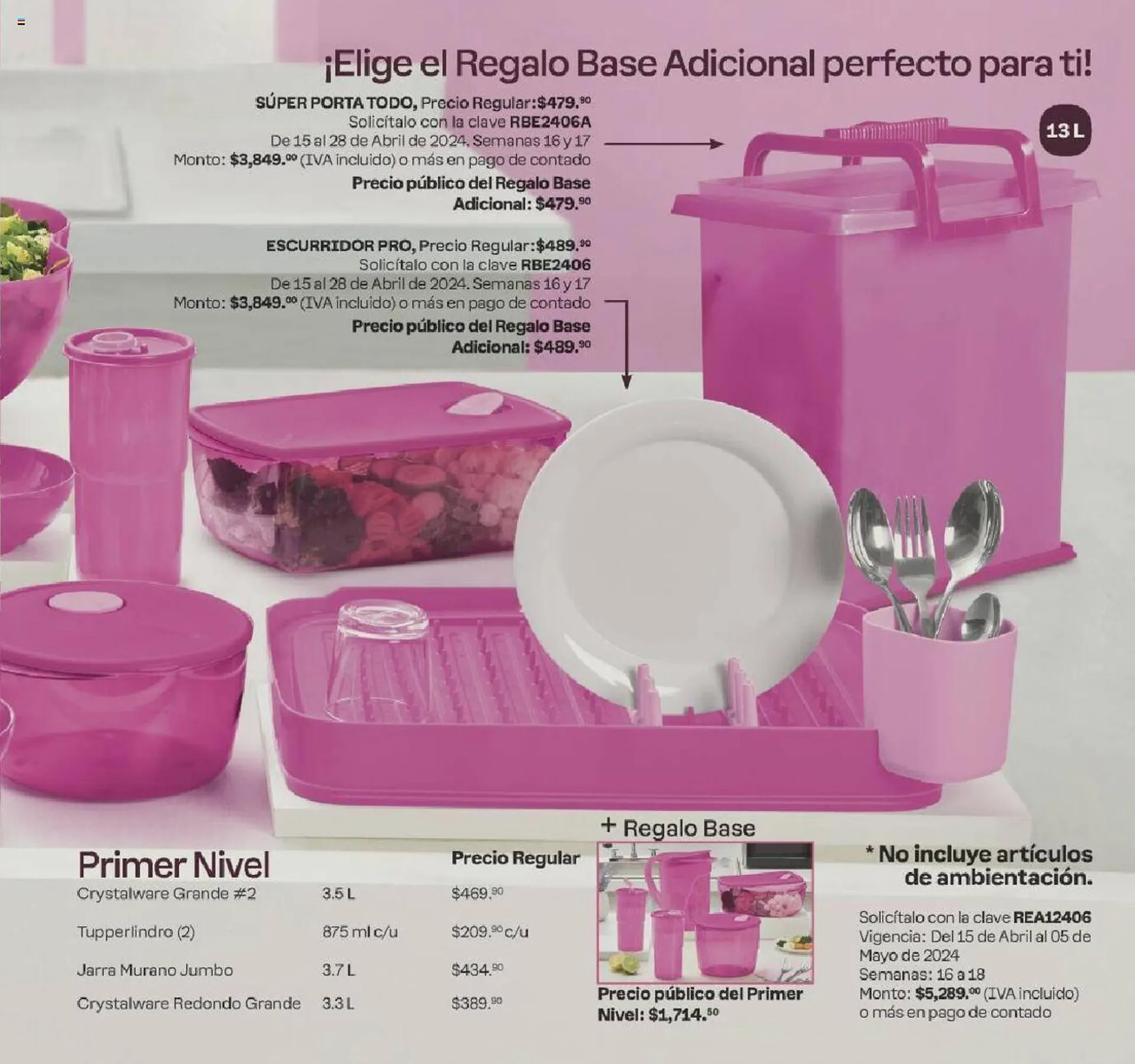 Catálogo de Catálogo Tupperware 15 de abril al 5 de mayo 2024 - Pagina 135