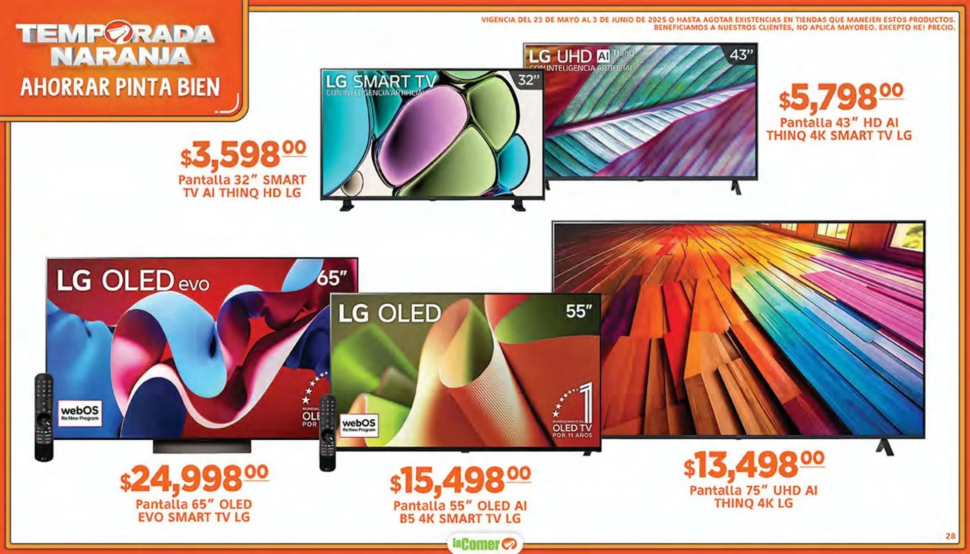 Catálogo de Catálogo La Comer 23 de mayo al 4 de junio 2025 - Pagina 28