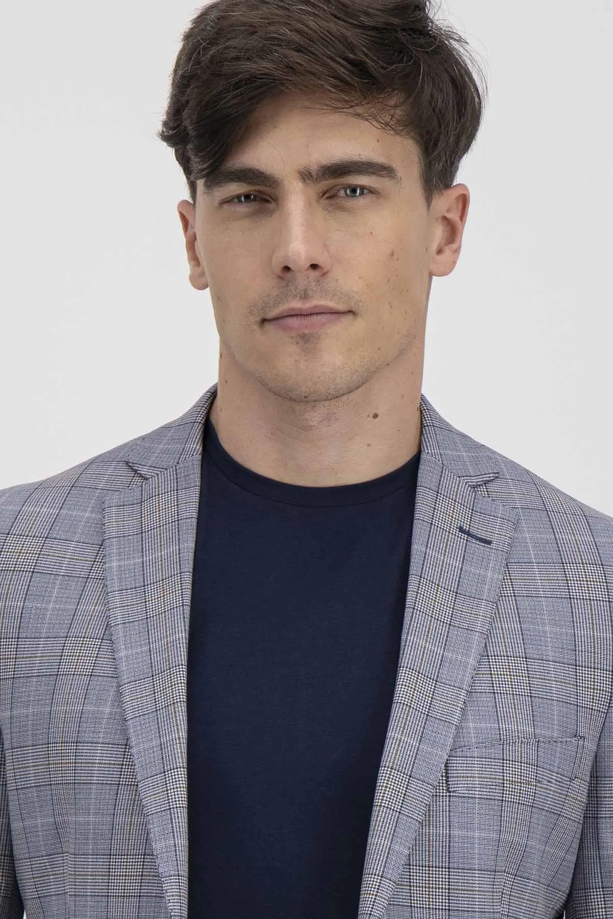 Saco Casual Roberts Red Azul Claro Extra Slim