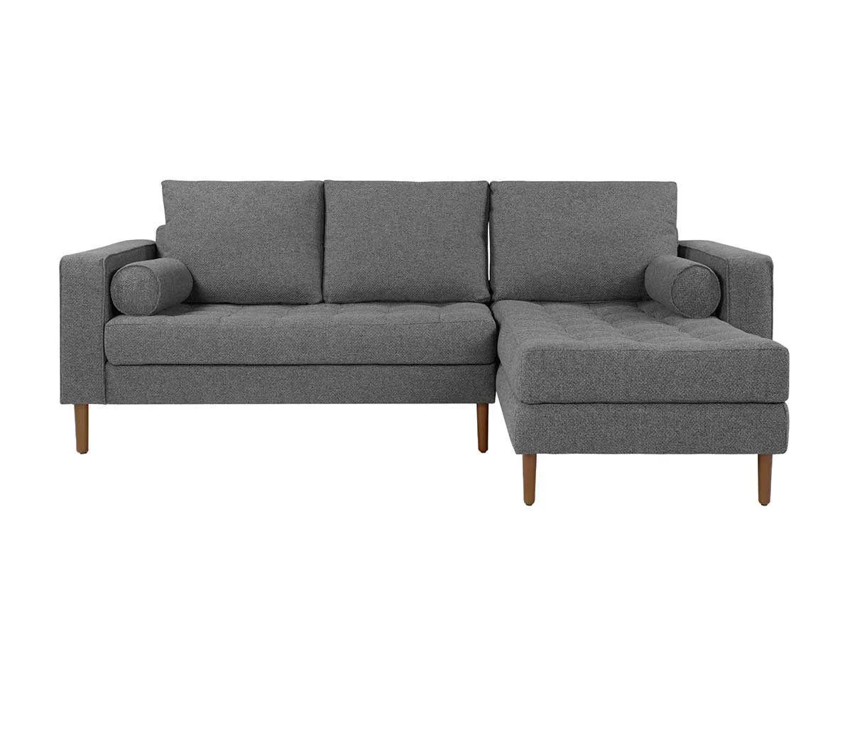 Sala esquinera derecha Landero - Gris oscuro