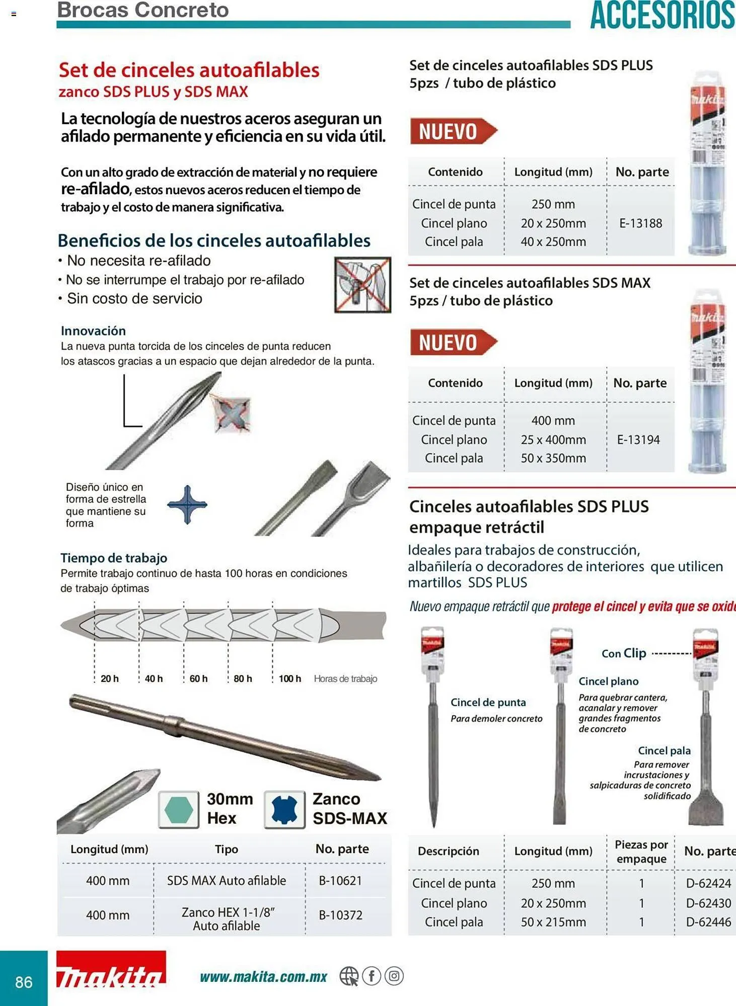 Catálogo de Catálogo Makita 8 de julio al 31 de diciembre 2025 - Pagina 86
