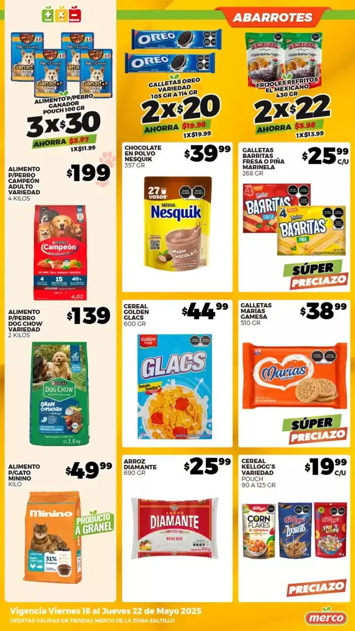 Catálogo de No te preocupes, ven a Merco 16 de mayo al 22 de mayo 2025 - Pagina 4
