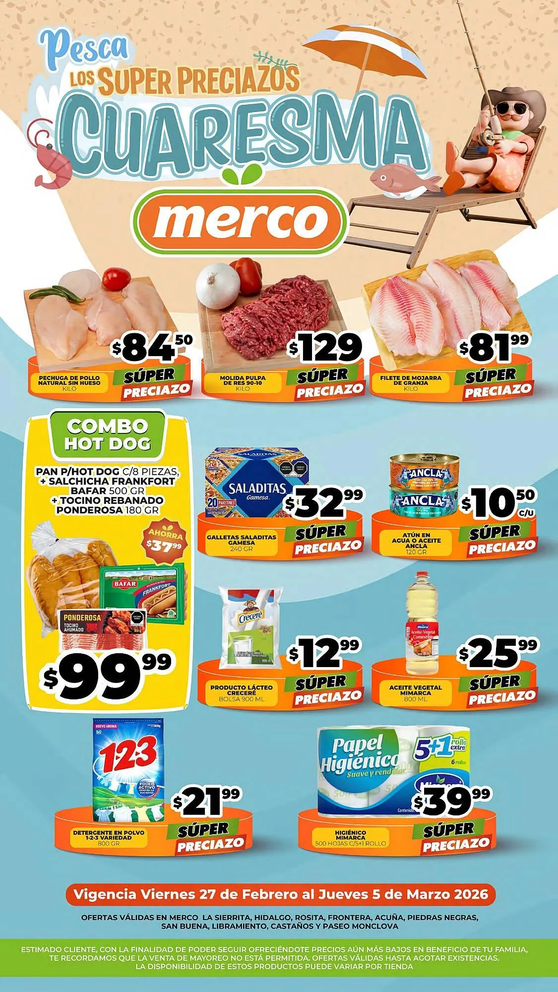 Catálogo de Folleto Merco 27 de febrero al 5 de marzo 2026 - Pagina 1