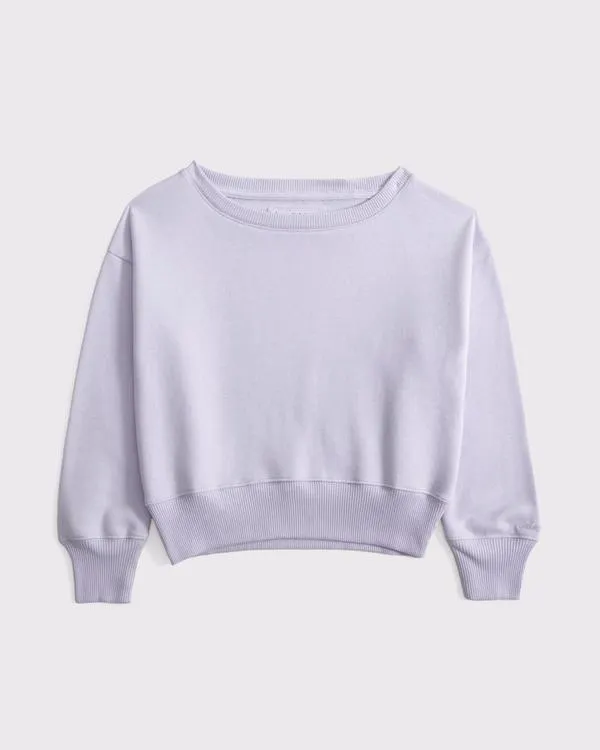 essential off-the-shoulder sweatshirt