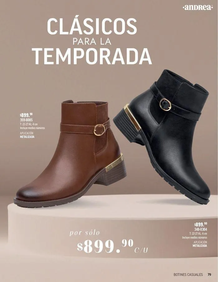 Catálogo de ANDREA - CALZADO DAMA 26 de agosto al 25 de enero 2025 - Pagina 176