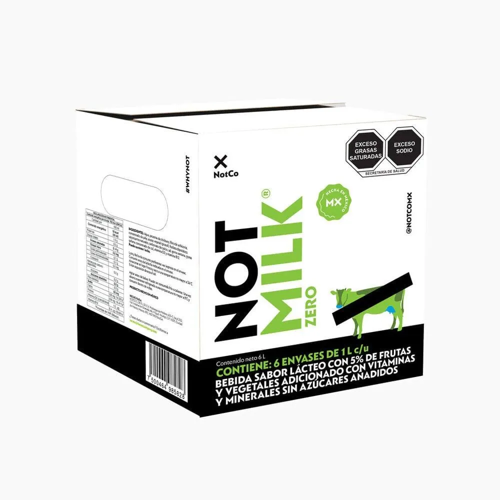 Bebida Vegetal Zero Not Milk 6/1 L