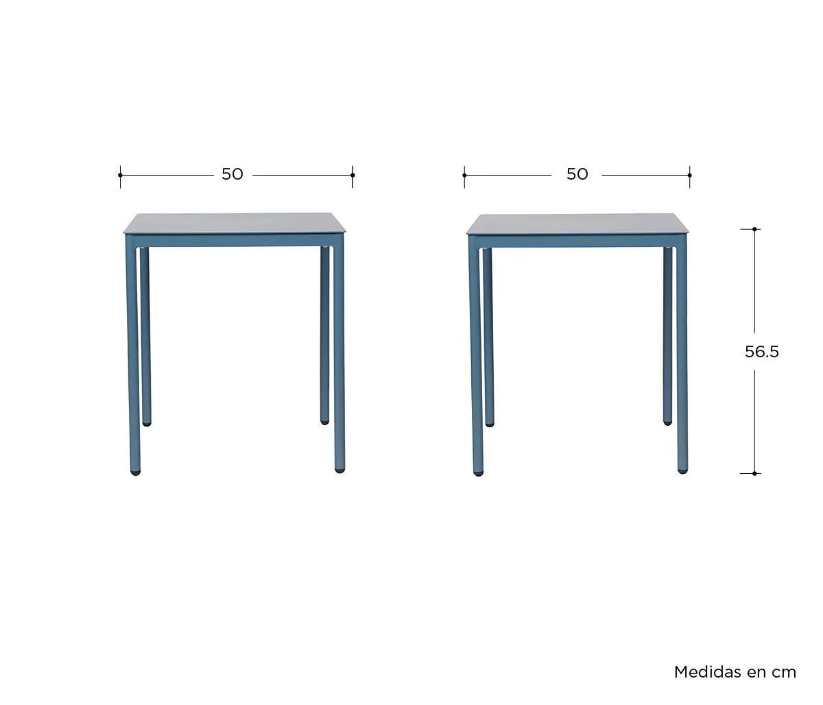 Mesa lateral Moli - Azul