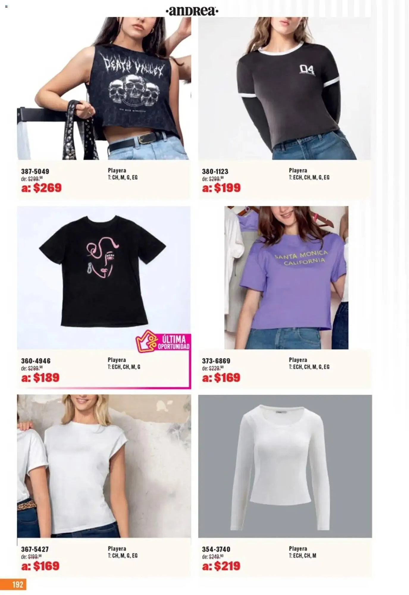 Catálogo de Catálogo Andrea 5 de abril al 2 de mayo 2026 - Pagina 192