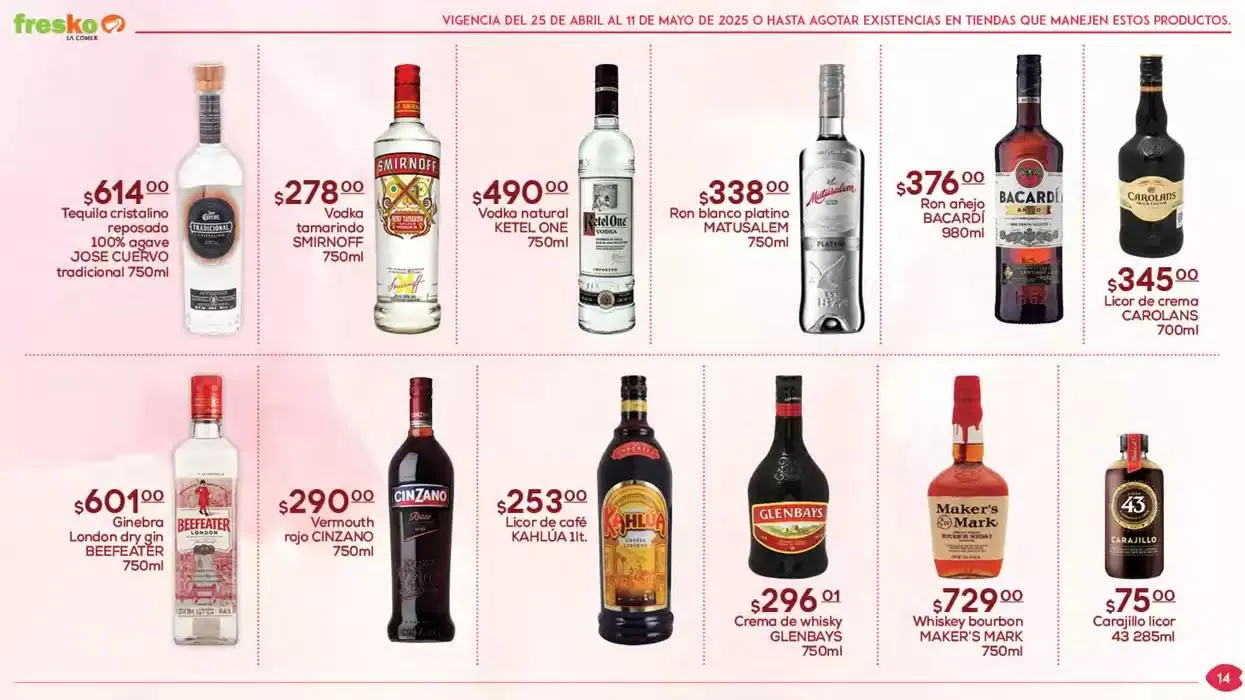 Catálogo de QUE SEA FRESKO HACE LA DIFERENCIA 25 de abril al 11 de mayo 2025 - Pagina 14