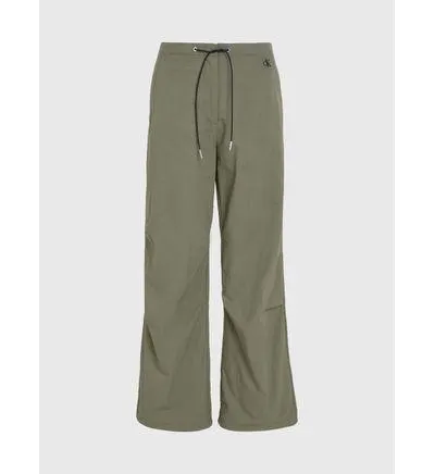 Pantalón Calvin Klein Parachute Mujer Verde
