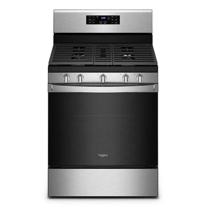 Estufa Gas Al Piso 30" con 5 quemadores Gris