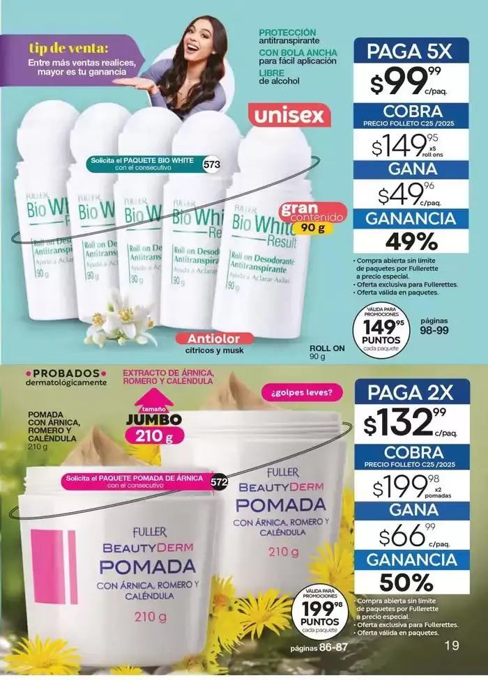 Catálogo de Fuller Revista Gana Más C25 1 de enero al 31 de diciembre 2025 - Pagina 19