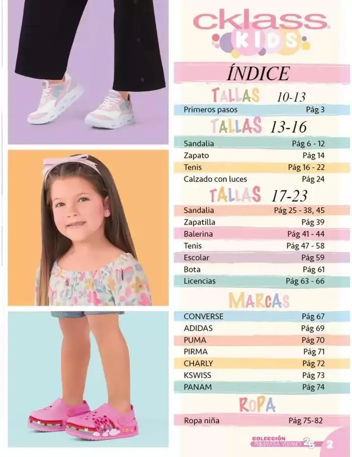 Catálogo de Catálogo Cklass Kids Niñas Primavera Verano 2025 México 8 de enero al 30 de junio 2025 - Pagina 23
