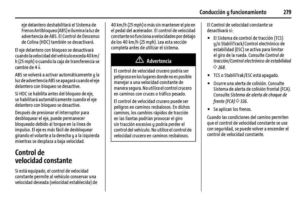 Catálogo de Cheyenne 2025 Manual del propietario 22 de enero al 31 de diciembre 2025 - Pagina 280