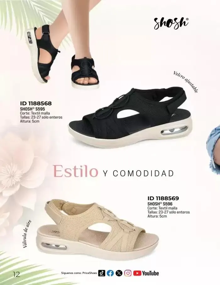 Catálogo de SANDALIAS | CONFORT | 2025 | 1E 11 de marzo al 31 de agosto 2025 - Pagina 12