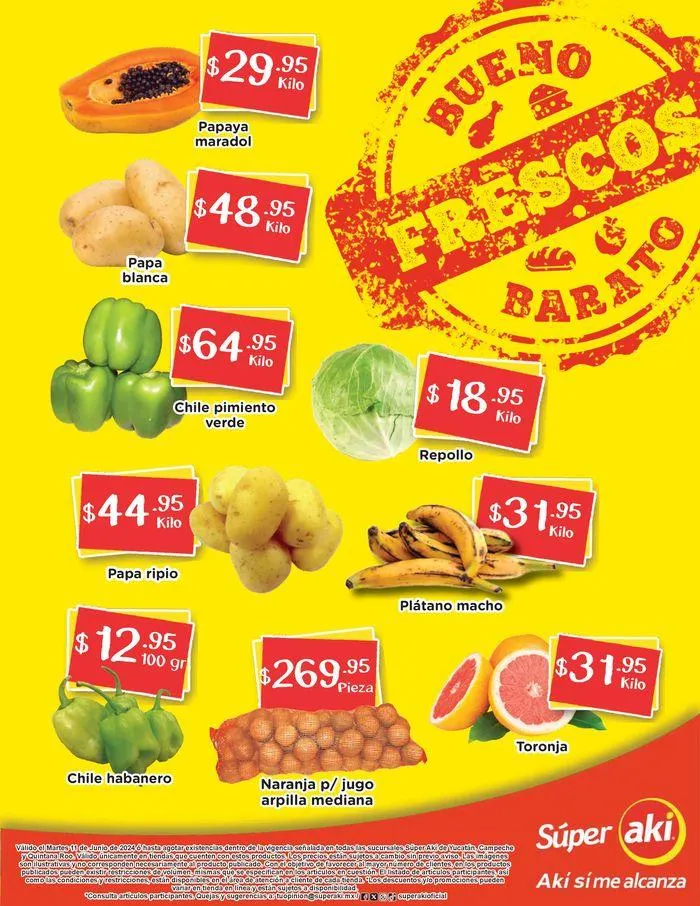 Catálogo de Súper Aki - Martes de Frescos 11 de junio al 11 de junio 2024 - Pagina 5