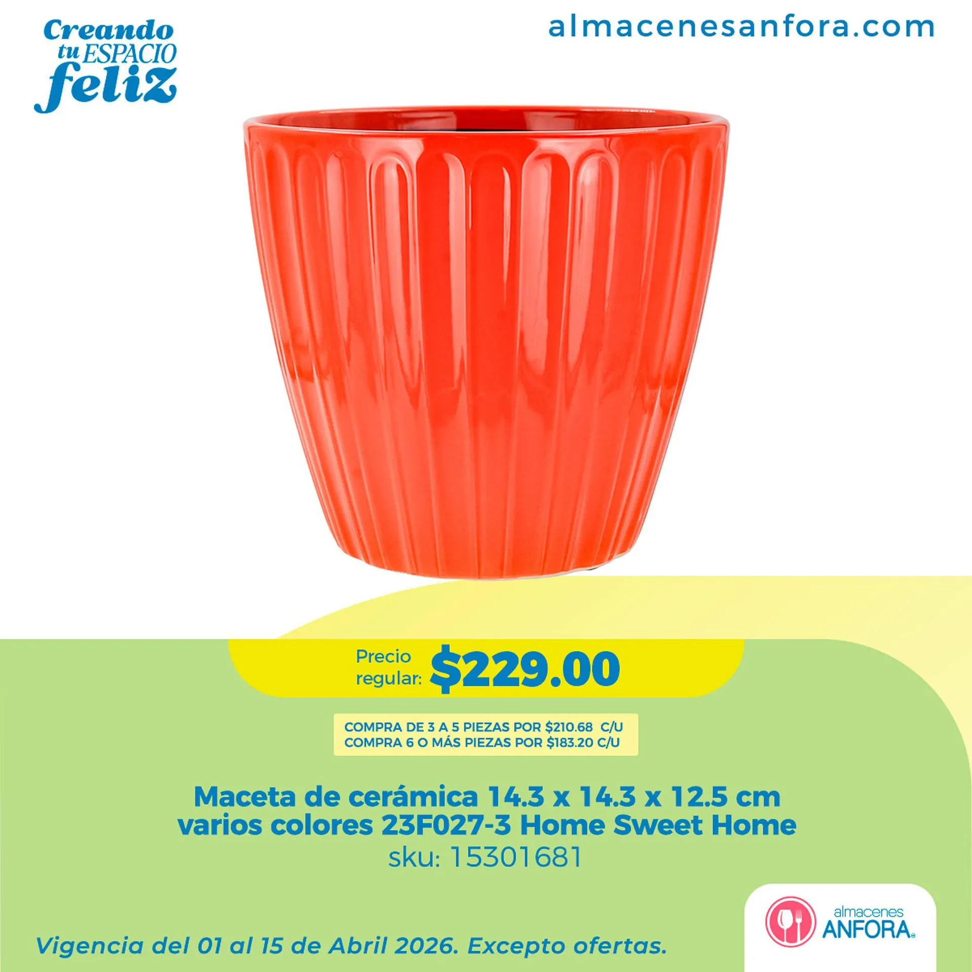 Catálogo de Catálogo Almacenes Anfora 11 de abril al 15 de abril 2026 - Pagina 1