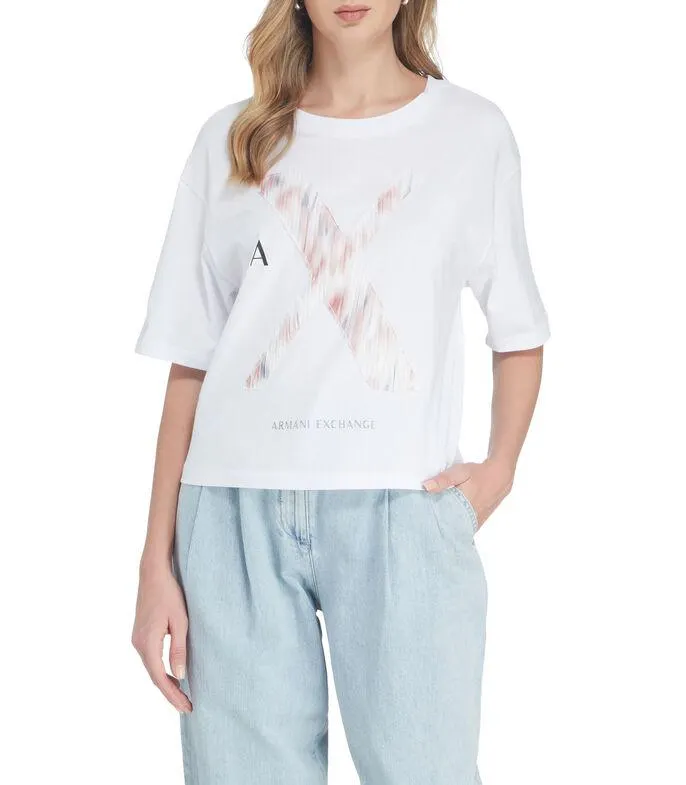 Playera de cuello redondo y manga corta Mujer