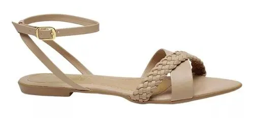 Sandalias Dama Casuales Trenza Mujer Lola Maquillaje Fareli