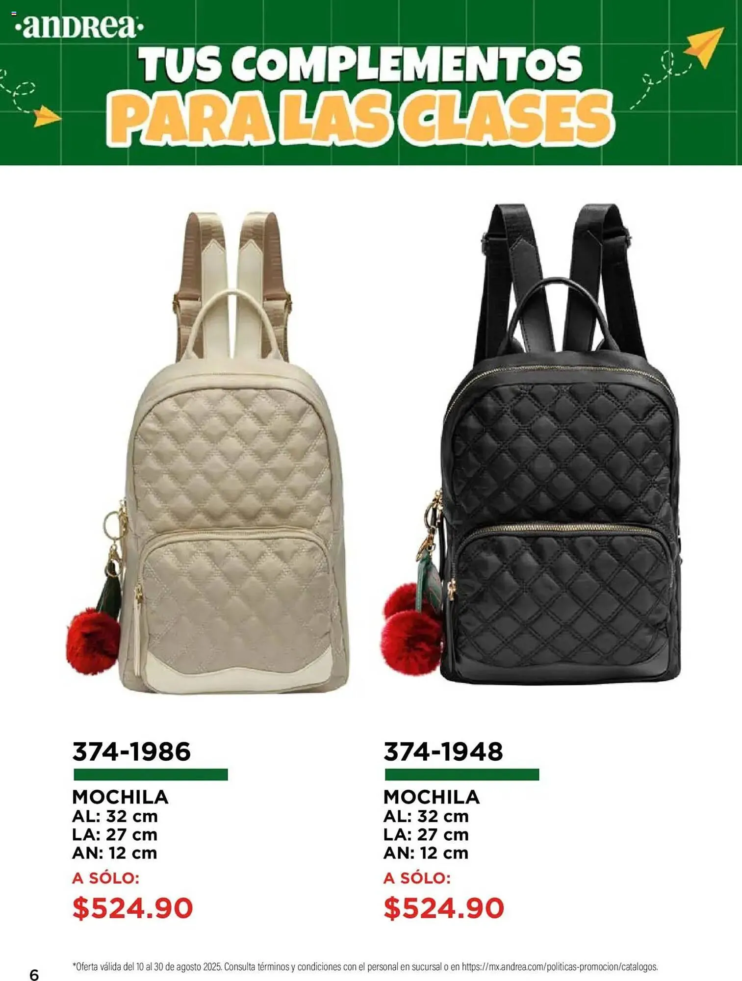 Catálogo de Catálogo Andrea 10 de agosto al 31 de agosto 2025 - Pagina 6