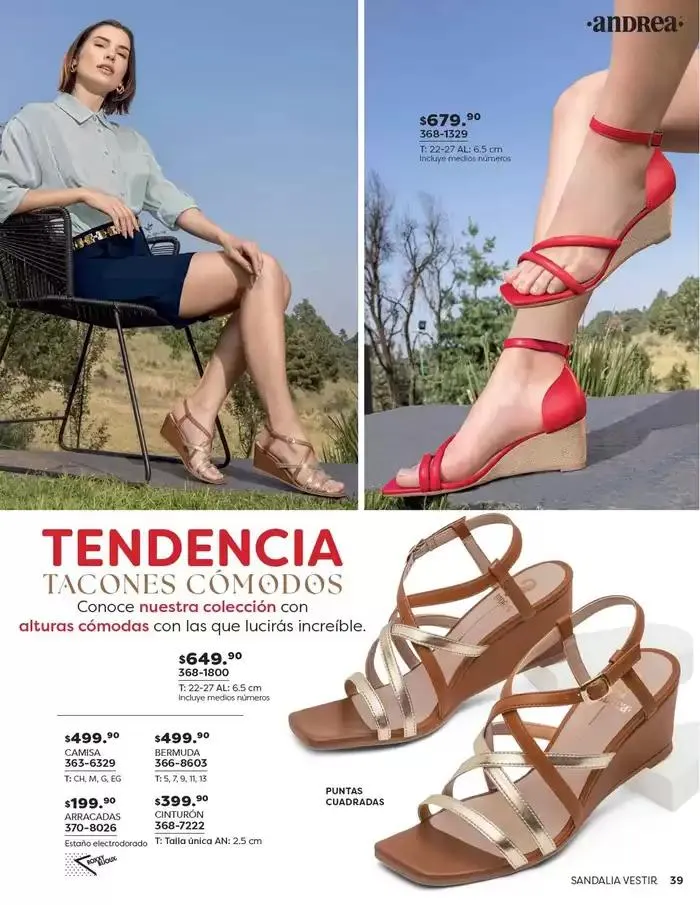 Catálogo de ANDREA | CALZADO DAMA 26 de enero al 24 de mayo 2025 - Pagina 39