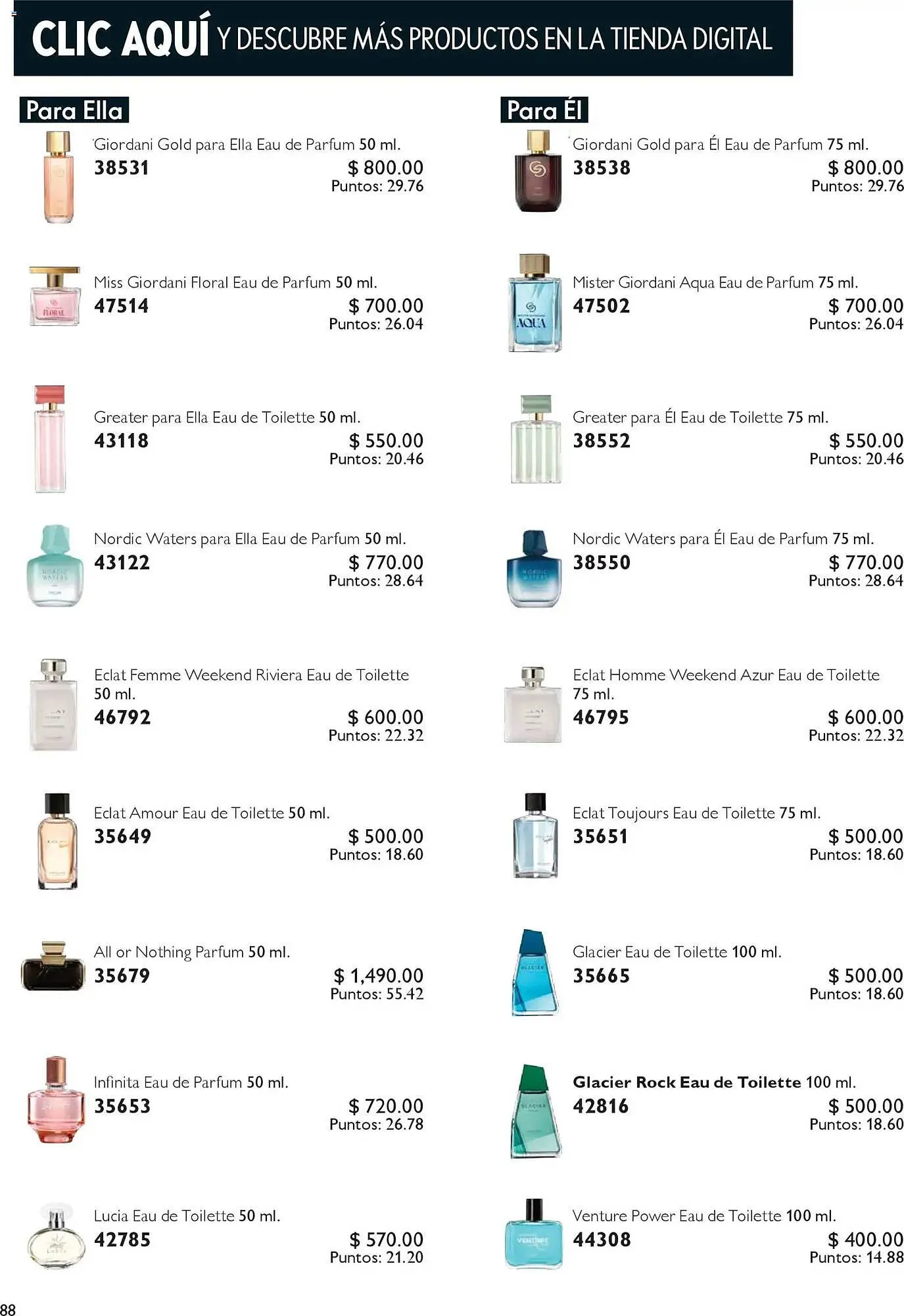 Catálogo de Catálogo Oriflame 27 de diciembre al 24 de enero 2026 - Pagina 88