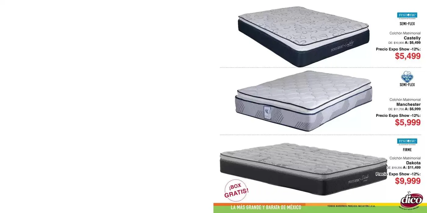 Catálogo de Muebles Dico Exposhow Centro Abril 25 17 de abril al 22 de abril 2025 - Pagina 21