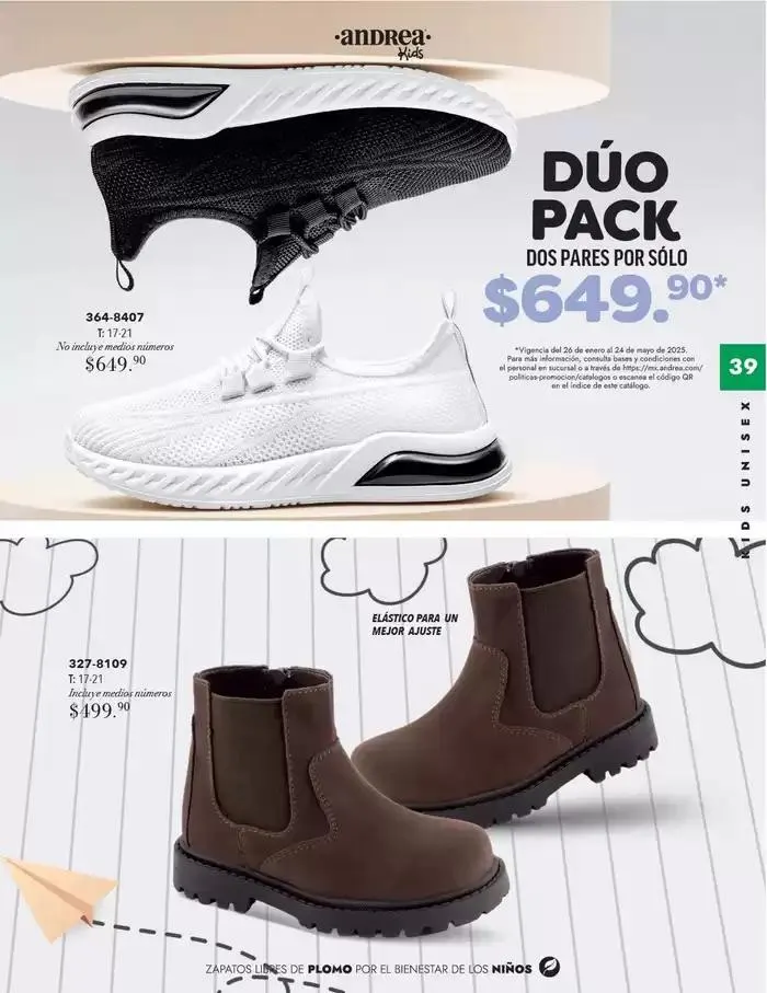 Catálogo de ANDREA | INFANTIL 26 de enero al 24 de mayo 2025 - Pagina 39