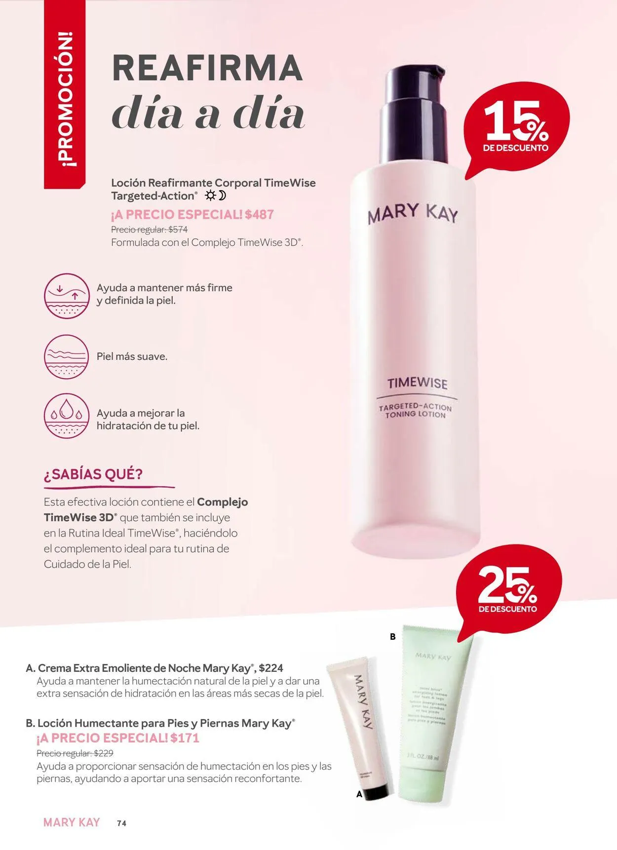 Catálogo de Mary Kay Oferta actual 1 de septiembre al 1 de noviembre 2025 - Pagina 74