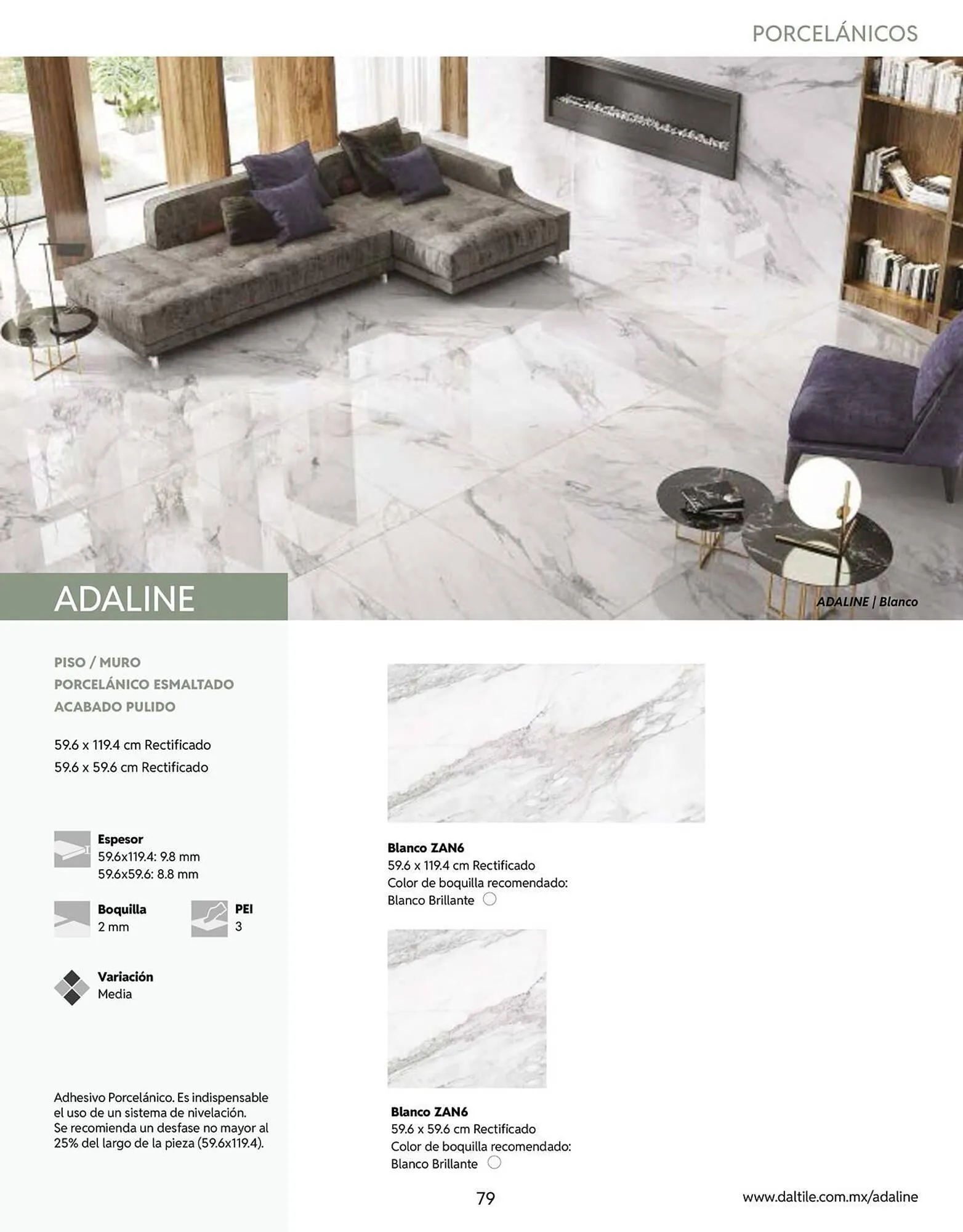 Catálogo de Catálogo Daltile 13 de enero al 31 de diciembre 2026 - Pagina 79