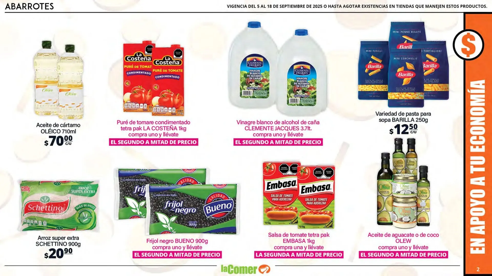 Catálogo de Folleto La Comer 5 de septiembre al 18 de septiembre 2025 - Pagina 2