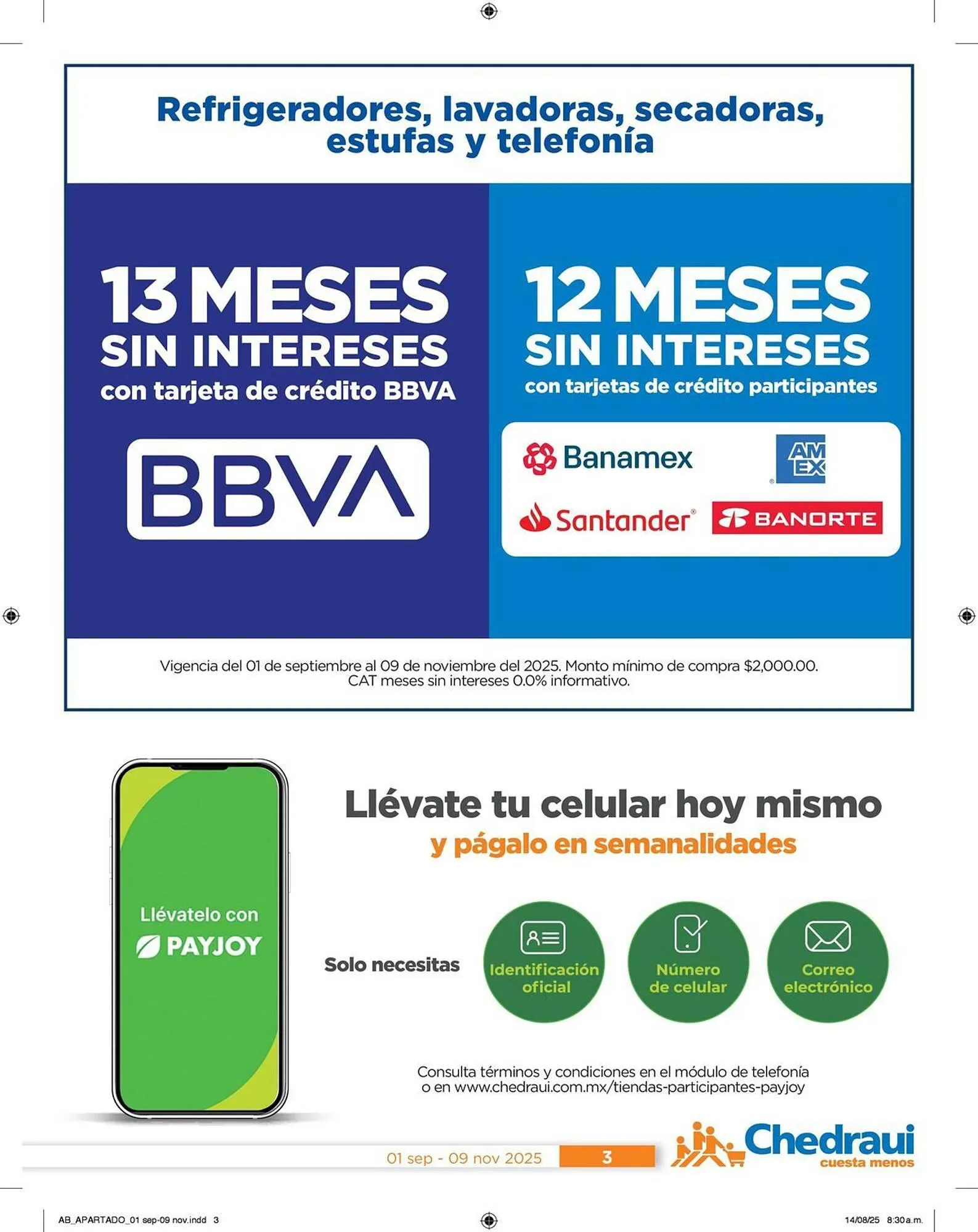 Catálogo de Folleto Chedraui 5 de noviembre al 9 de noviembre 2025 - Pagina 3