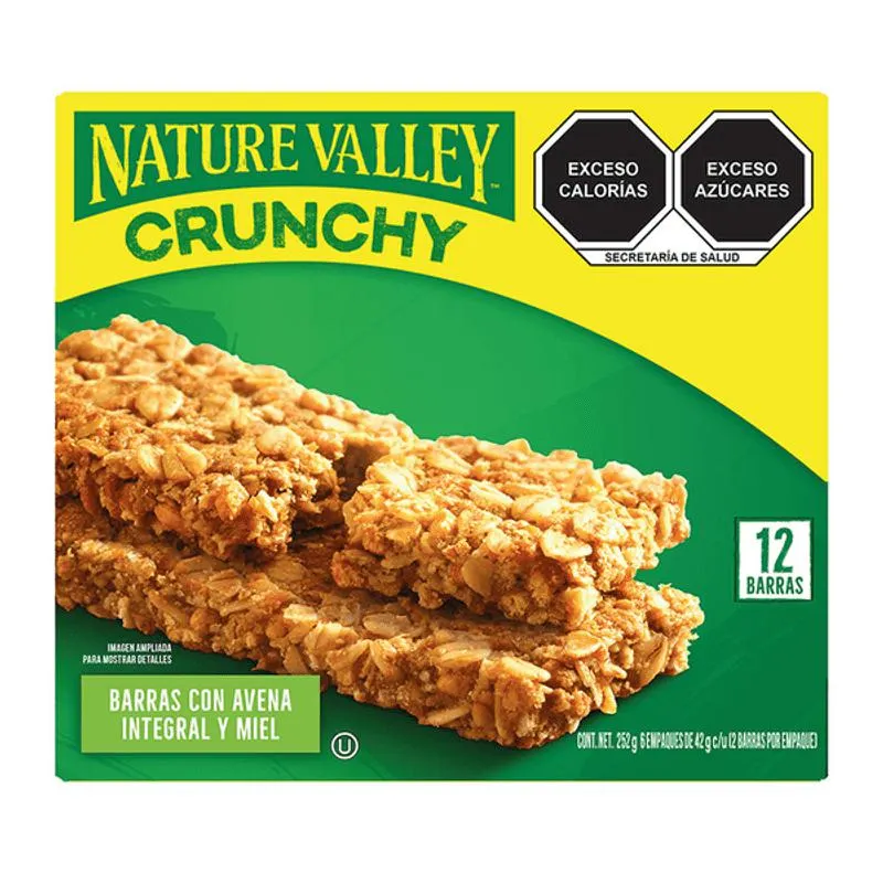 Nature Valley Barras de Granola Crunchy Miel 252 g